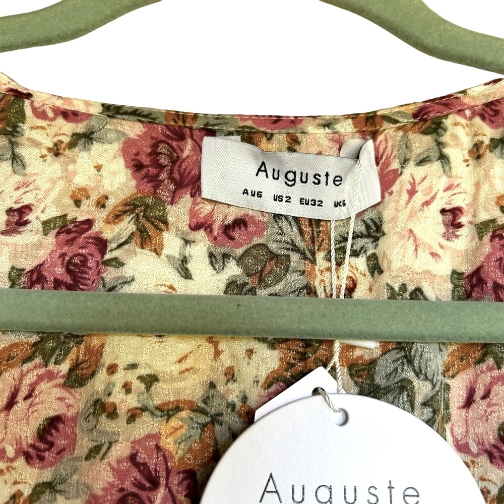 August wild Rose Maxi Wrap Dress in Desert Rose - Picture 12 of 16